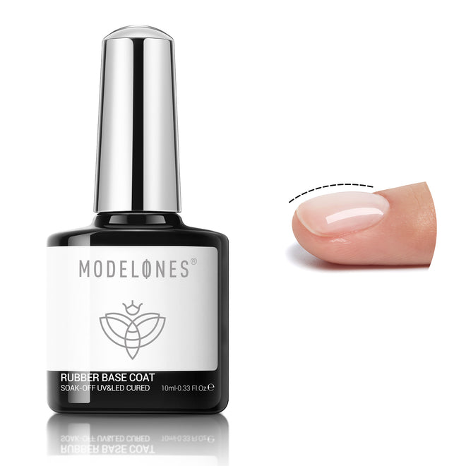 Rubber Base Coat 10ml Top&Base Coat MODELONES #clear