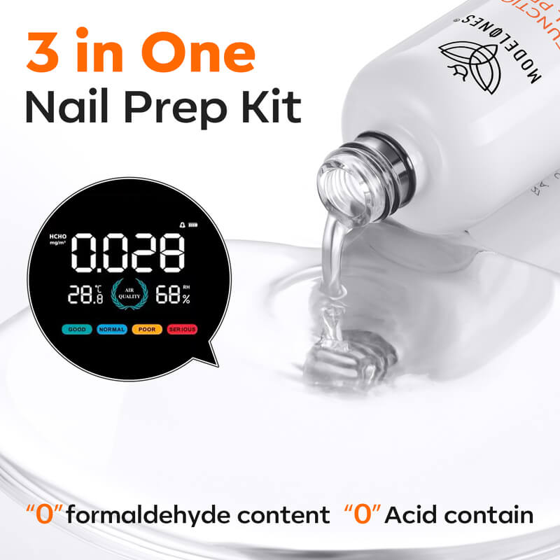 Modelones 3 in 1 Function Nail Prep Kit 15ml