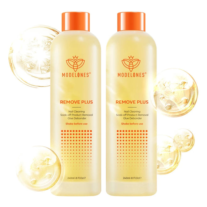 Acetone-based Remove Plus Liquid Duo Nail Polish Remover MODELONES #