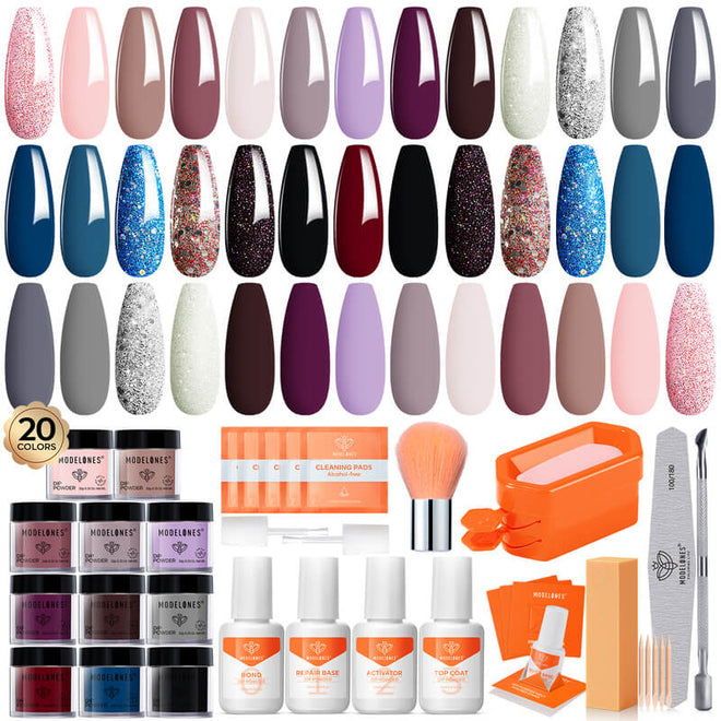 Precious Moment - 46Pcs 20 Colors Dipping Powder Kit