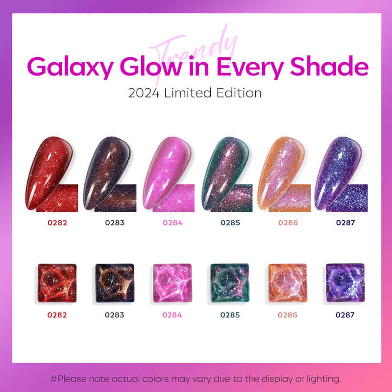 Starry Sky - 6 Colors Nail Polish Set 5ml