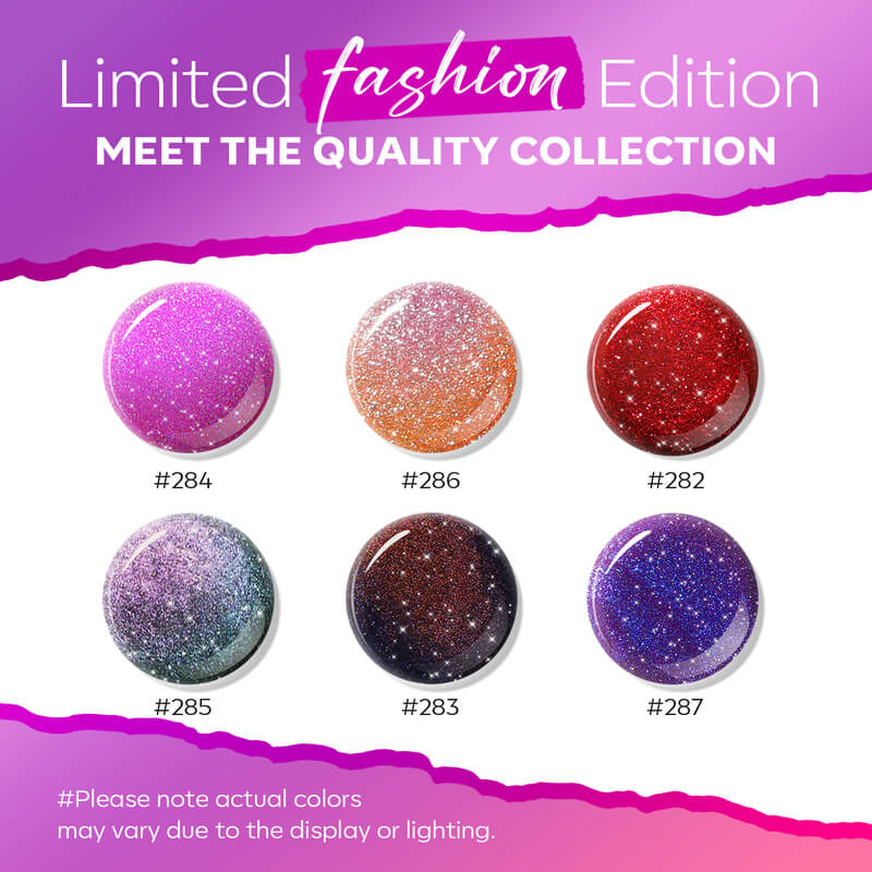 Starry Sky - 6 Colors Nail Polish Set 5ml