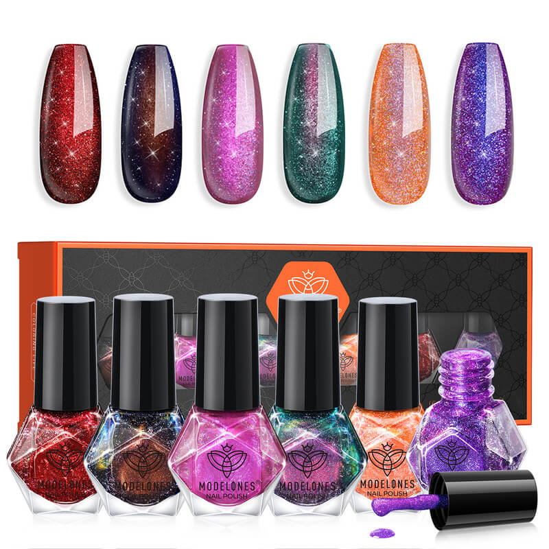 Starry Sky - 6 Colors Nail Polish Set 5ml