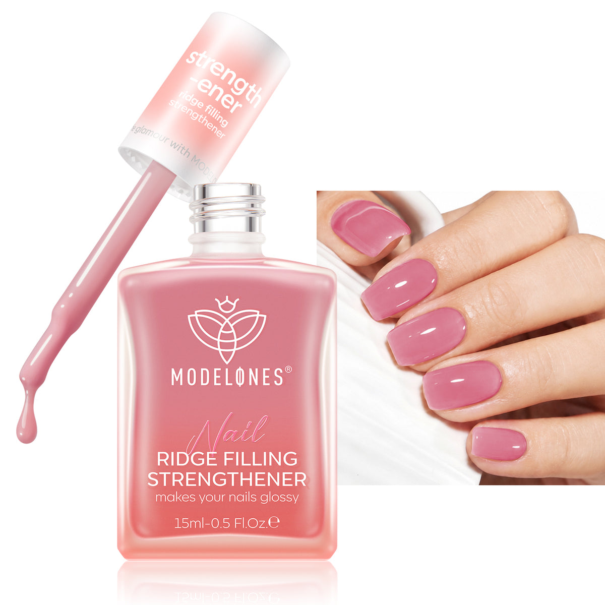 Blush Nude 8-in-1 Functional Nail Repair Strengthener Nail Care MODELONES 