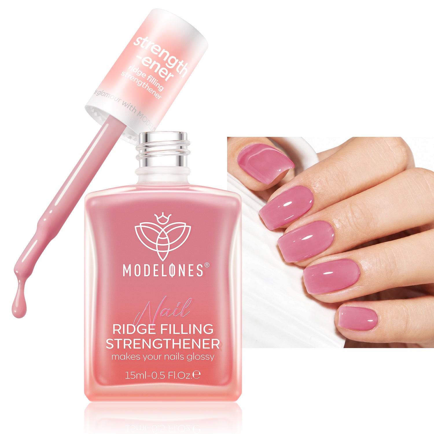 Blush Nude 8-in-1 Functional Nail Repair Strengthener Nail Care MODELONES 