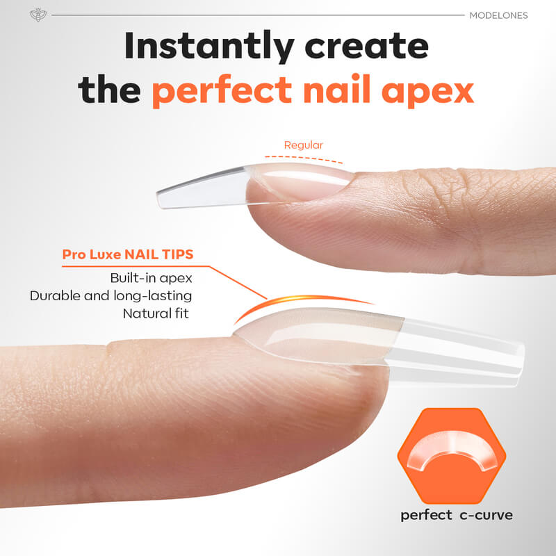 120 Pcs Instant Apex Semi-Frosted Nail Tips Nail Tip MODELONES #