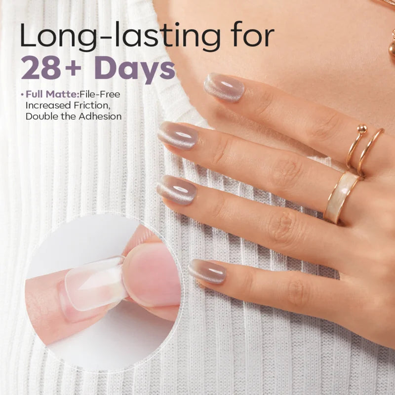 Short Square - Frosted Nail Tips