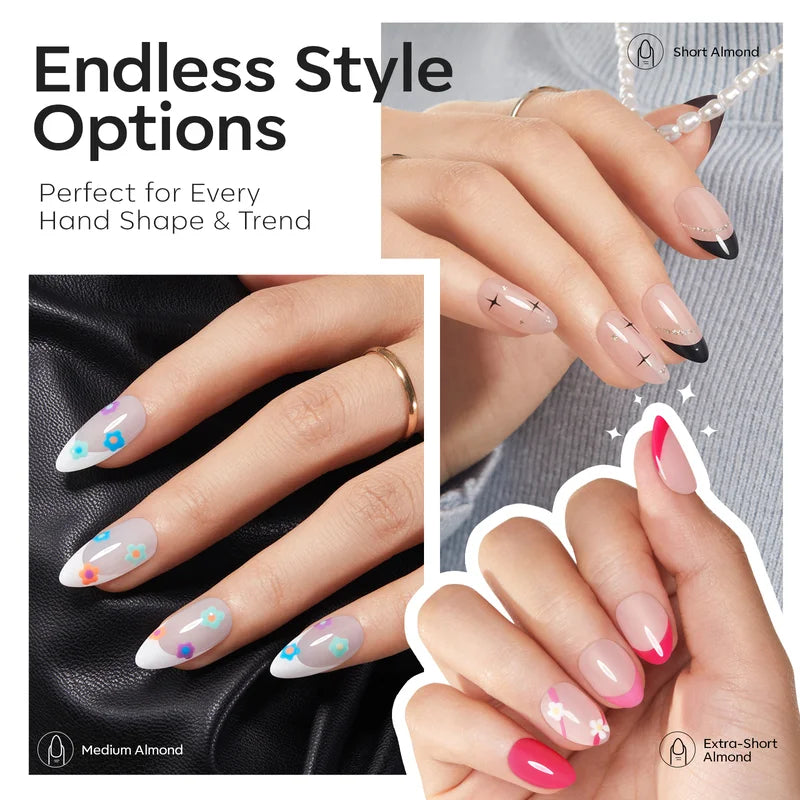 Almond Soft Nail Tips