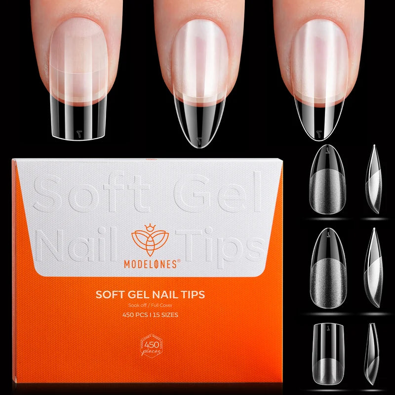 Almond&Square Soft Nail Tips