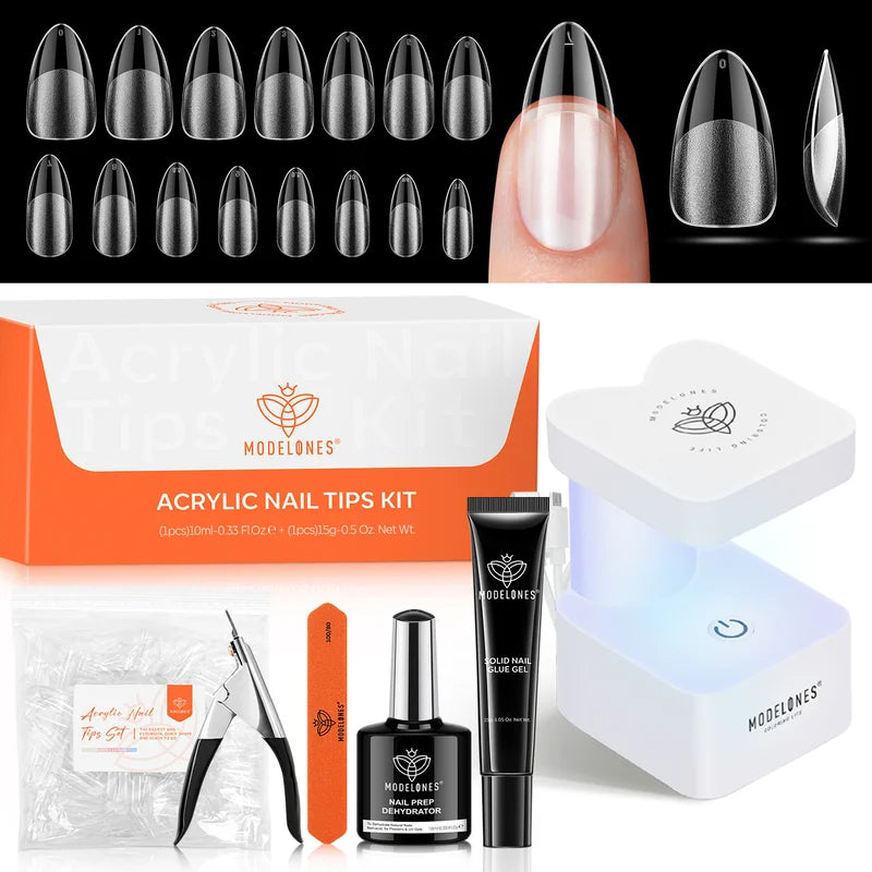 Medium Almond Nail Tips Kit