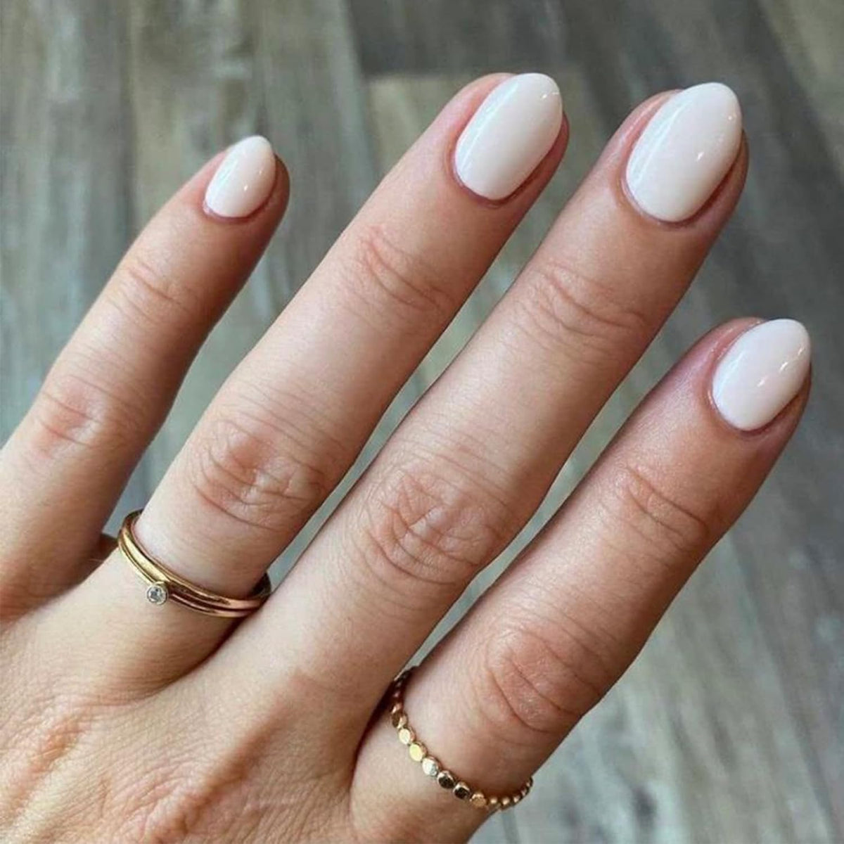 modelones Short Press on Nails, Oval Fake Nails Kit Nails Press Ons