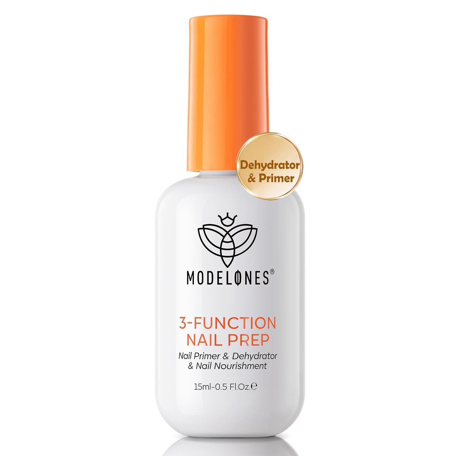 modelones Nail Dehydrator and Primer, 3-in-One HEMA-Free Nourishing Prep