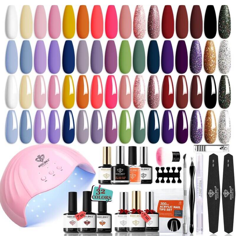 Define Your Nail - 48Pcs 32 Colors Gel Nail Polish Kit