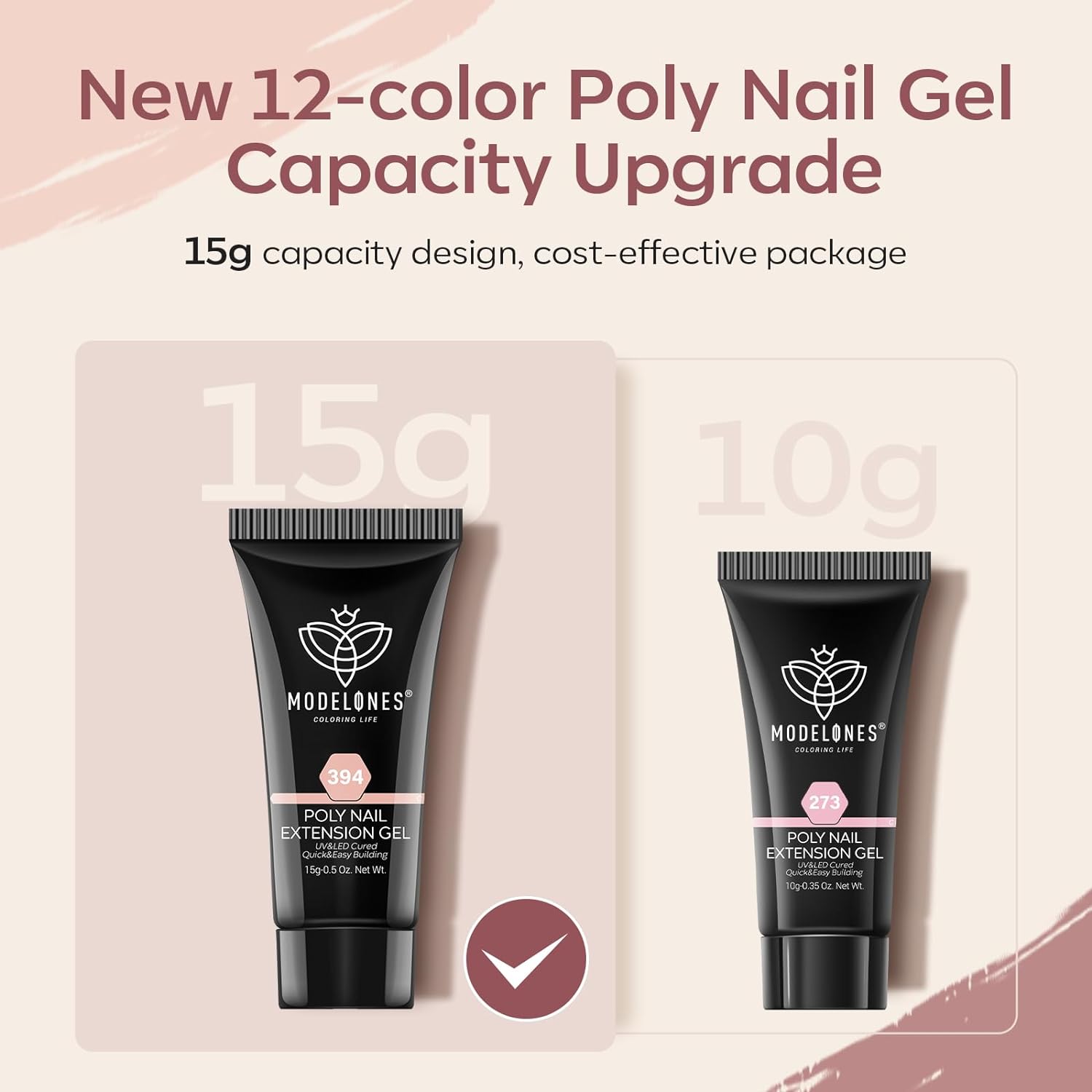 Love of Pink Sakura - 12 Colors Poly Nail Gel Set【US ONLY】