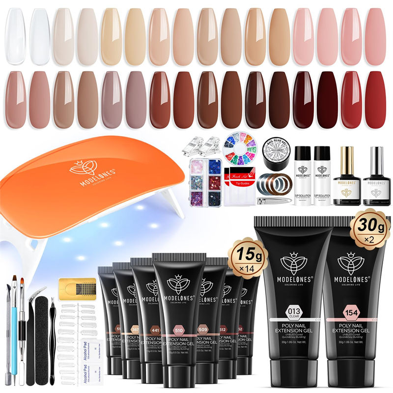 Poetic Essay - 16 Colors Poly Nail Gel Kit【US ONLY】