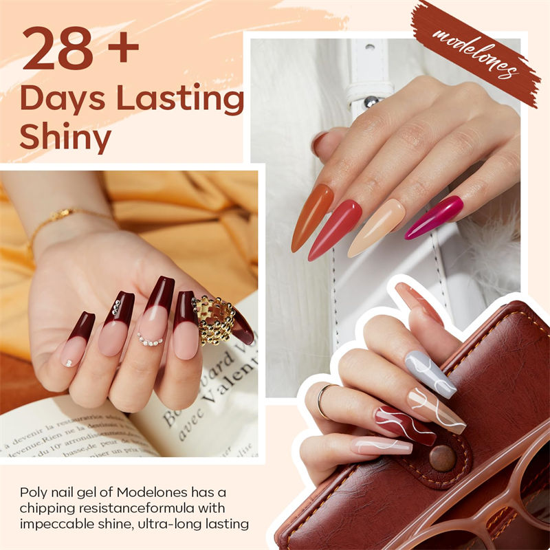 Fantasy Painted Porcelain - 20 Colors Poly Nail Gel Kit【US ONLY】