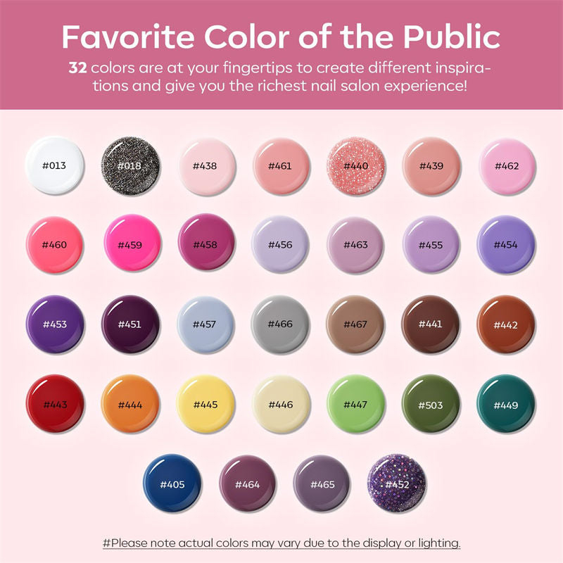 Fun Box - 133Pcs 32 Colors Poly Nail Gel Kit【US ONLY】