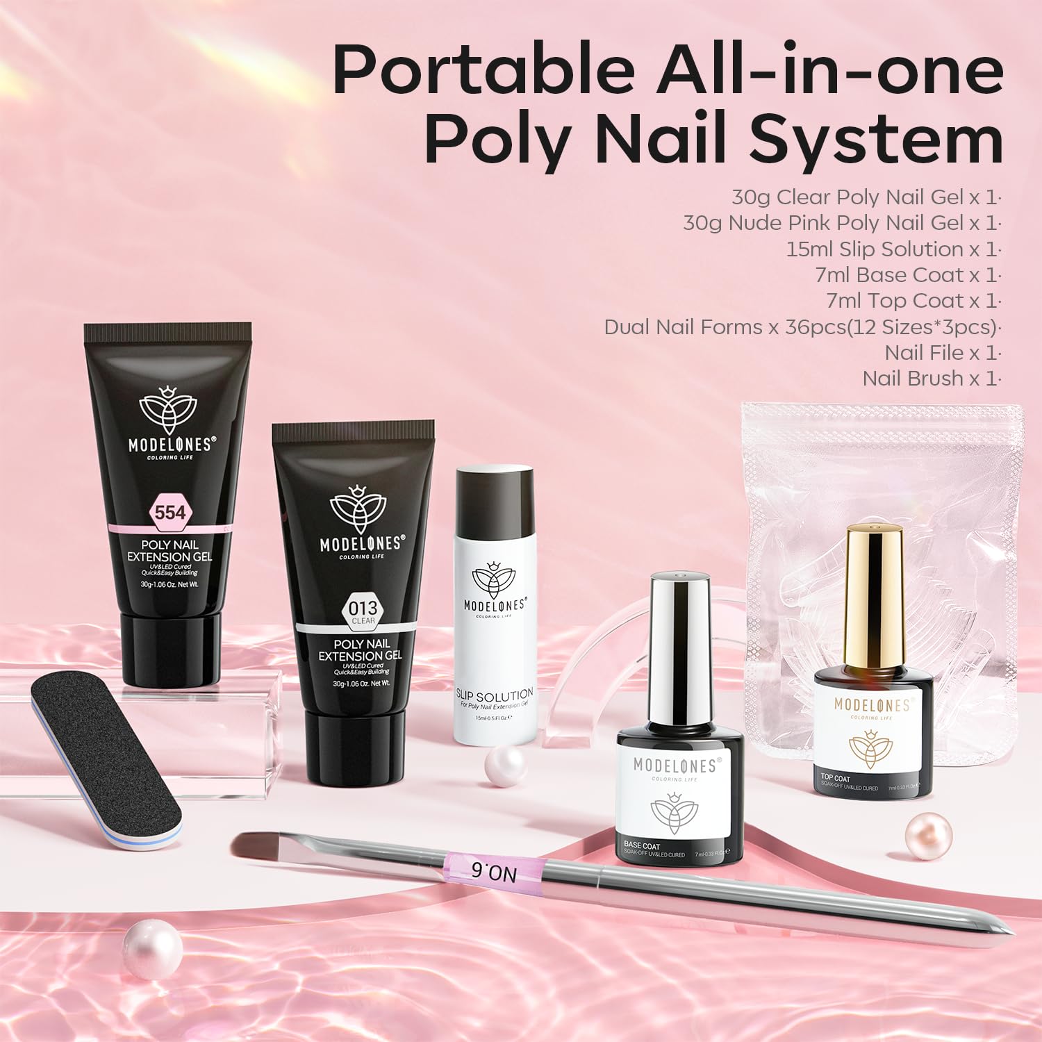 Sweet Beauty - 2 Colors Poly Nail Gel Kit【US/AU ONLY】