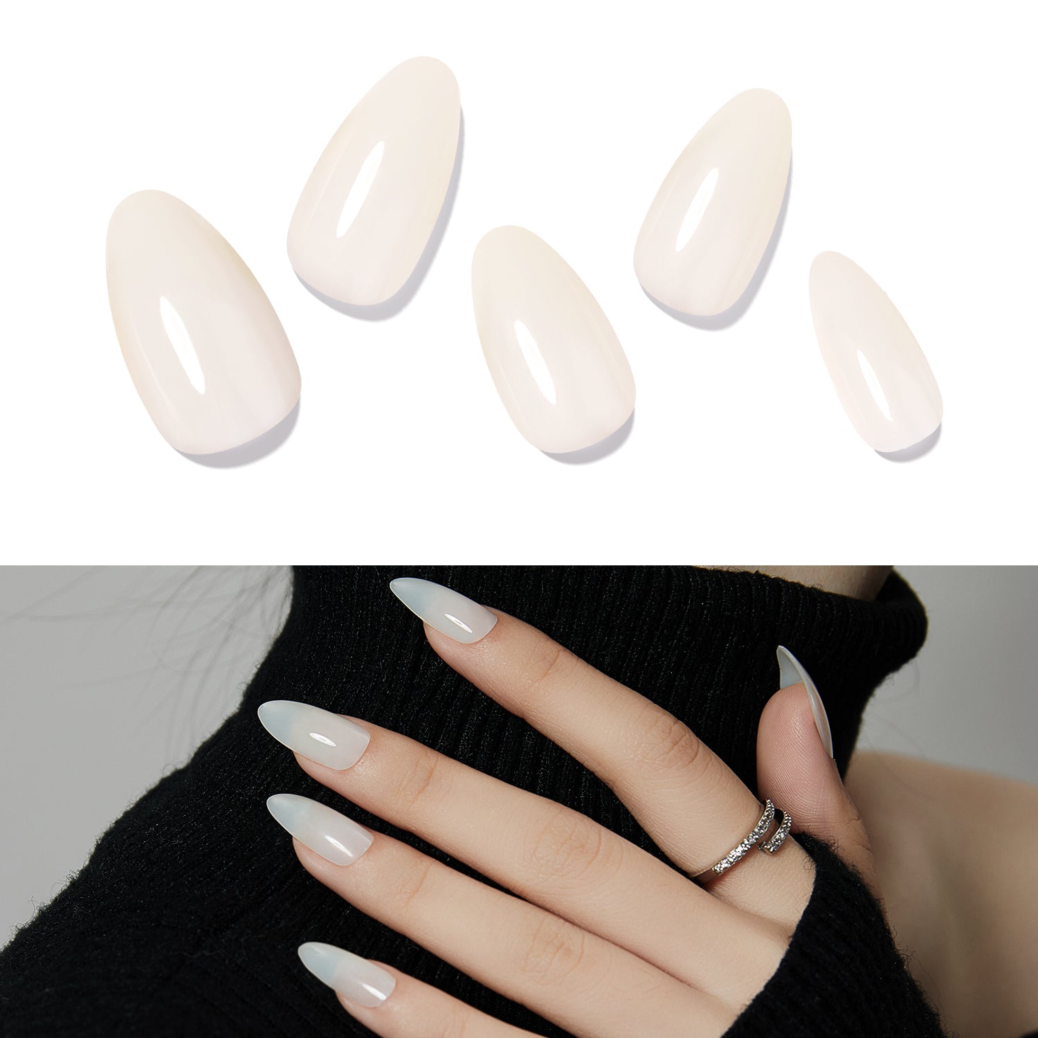 Medium Length Almond Press on Nails with Designs,Stripes Acrylic Nails Press  on,Stick on Nails for Women,Artificial Glue on Nails, Abstract Nails for Nail  Art Manicure Decoration - Walmart.com