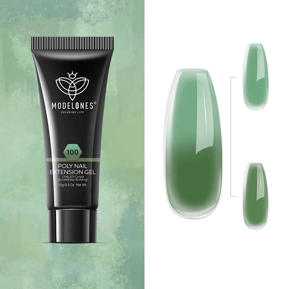 Spring Green - Light Color Changing UV Poly Nail Gel  (15g)