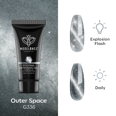 Outer Space - Cat Eye Poly Nail Gel  (15g)