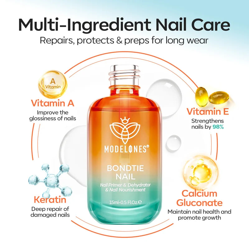 Upgraded 3 in 1 Nail Primer
