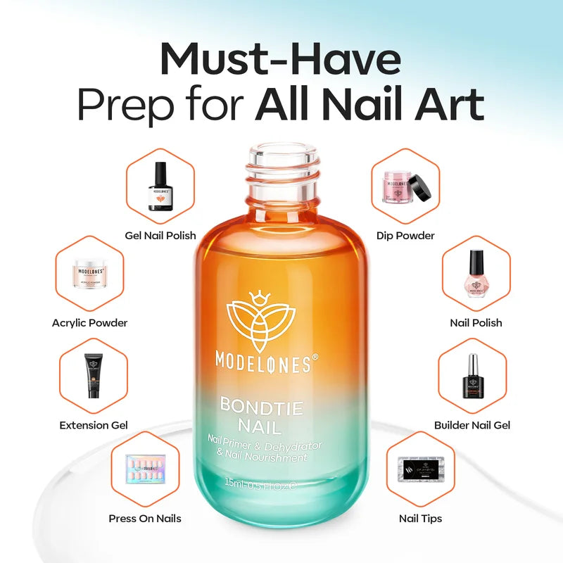 Upgraded 3 in 1 Nail Primer