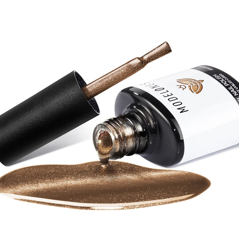 Modelones Cat Eye Brown Fall Winter Gel Nail Polish
