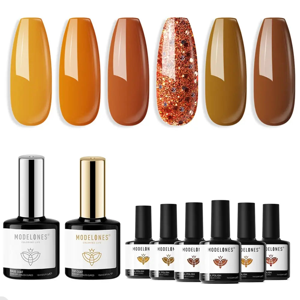 Autumn Glow with Base and Top Coat Kit