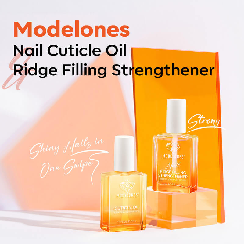 Nail Cuticle Oil & Ridge Filling Strengthener Set 15ml