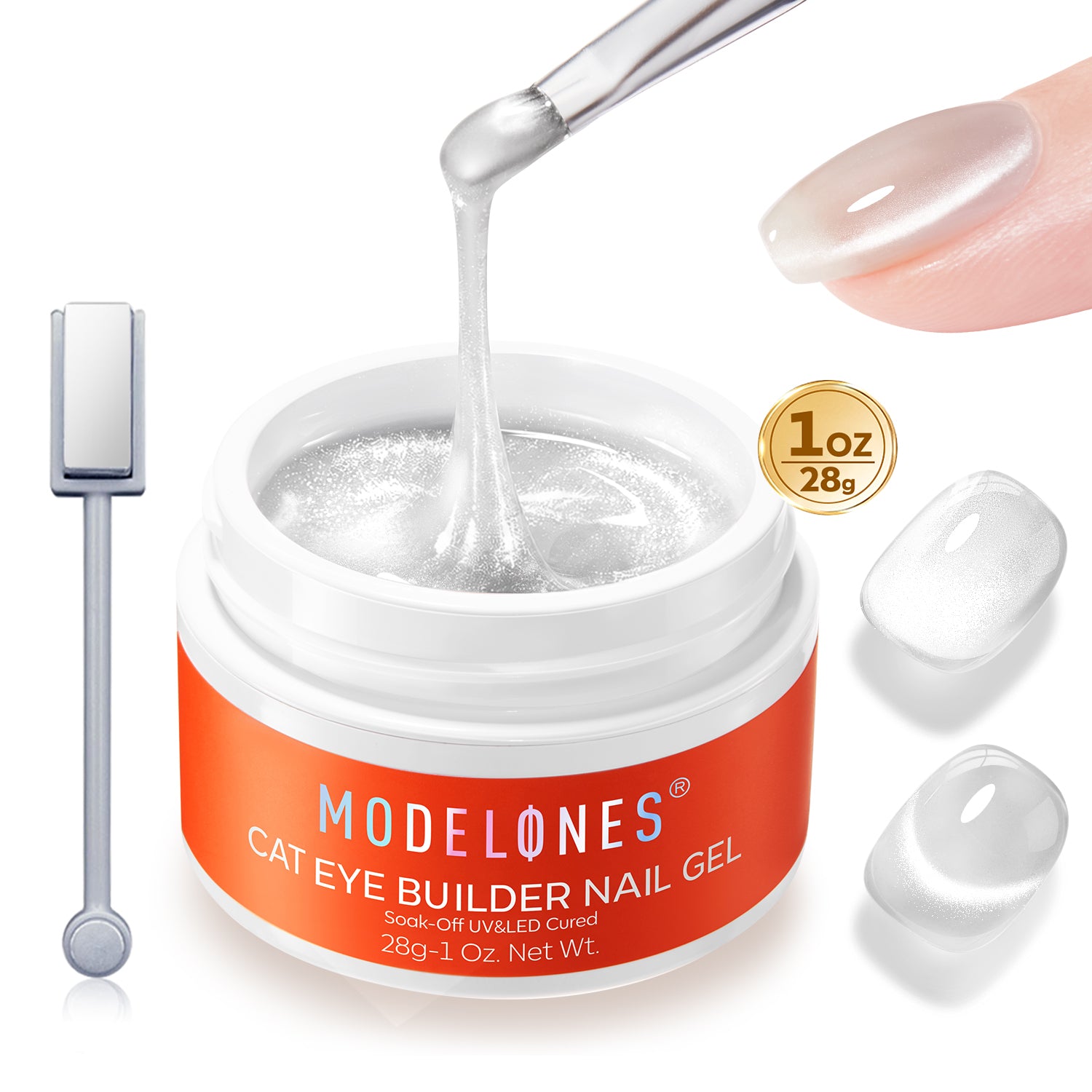 Modelones Cat Eye Builder Nail Gel 