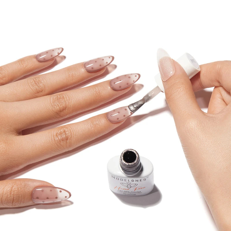 Modelones Brown Jelly Hema Free Gel Nail Polish Set