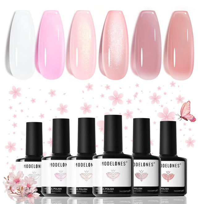 Dreamy Bubble - 6 Shades Gel Nail Polish Set