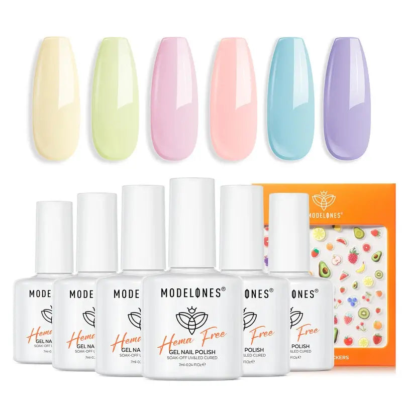 Modelones Spring Easter Hema Free Gel Nail Polish Set