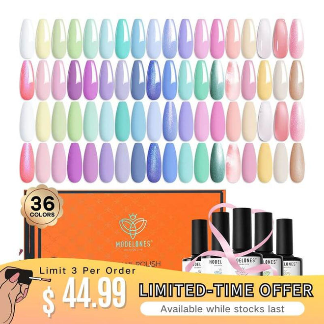 Pastel Paradise - 36PCS Gel Nail Polish Kit