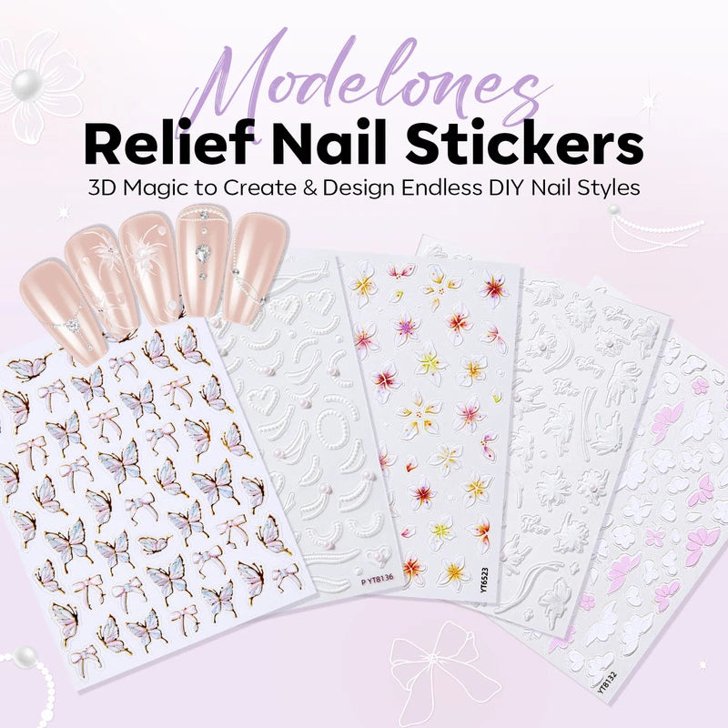 Spring Nail Art Sticker #flower-dance