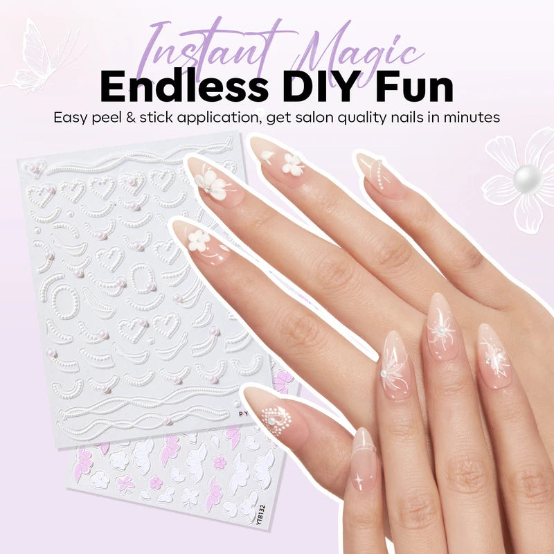 Spring Nail Art Sticker 