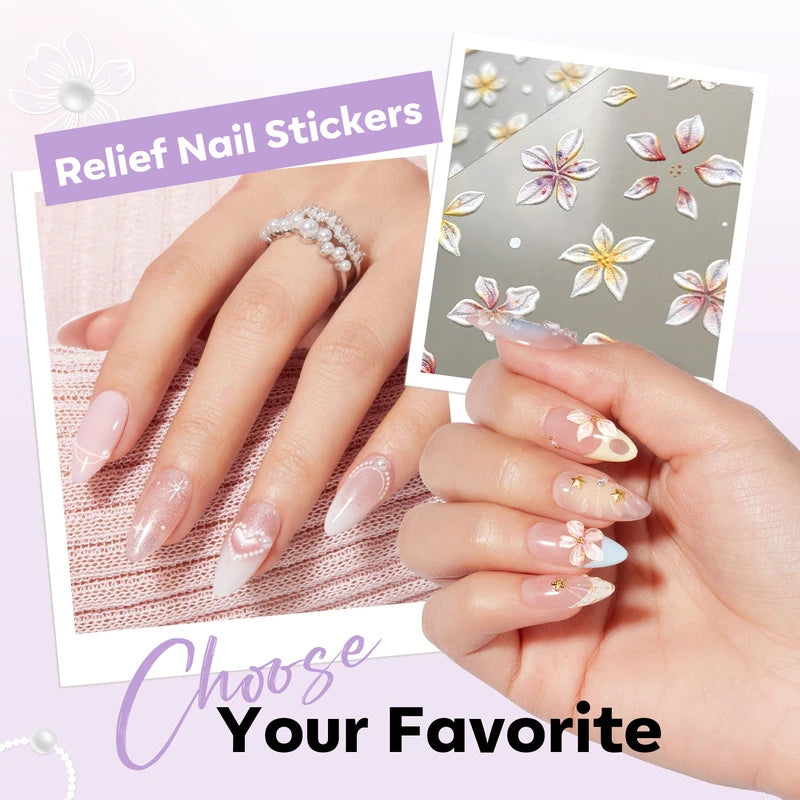 Spring Nail Art Sticker #flower-dance