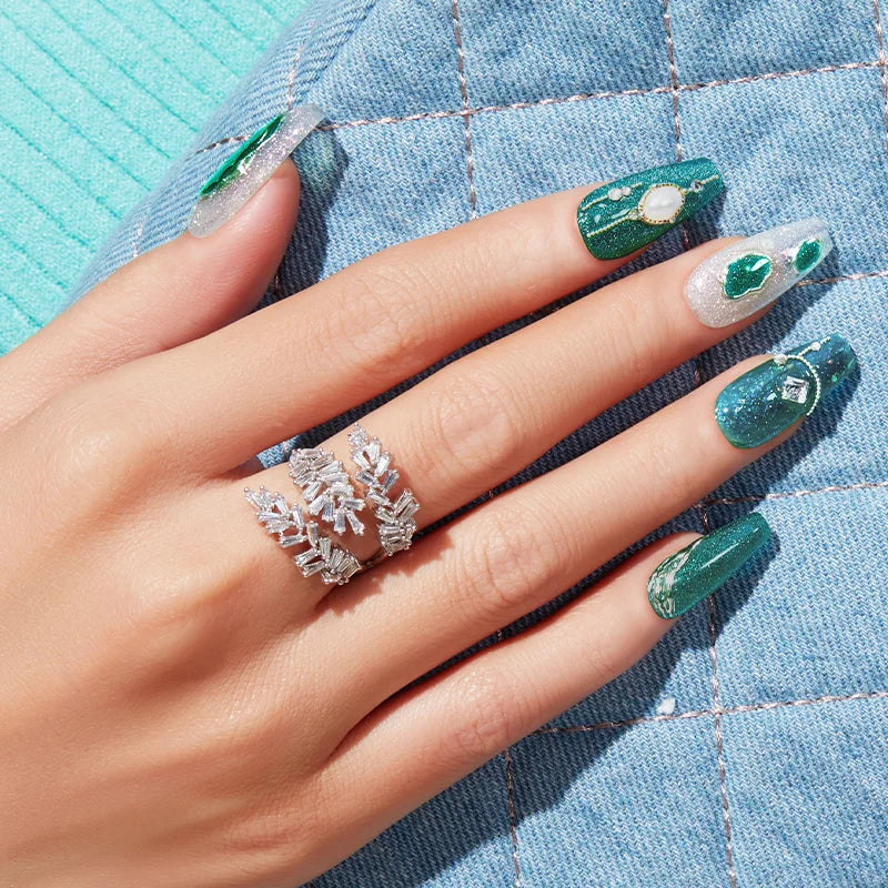 Modelones Green Spring Gel Nail Polish Set #forest-faerie