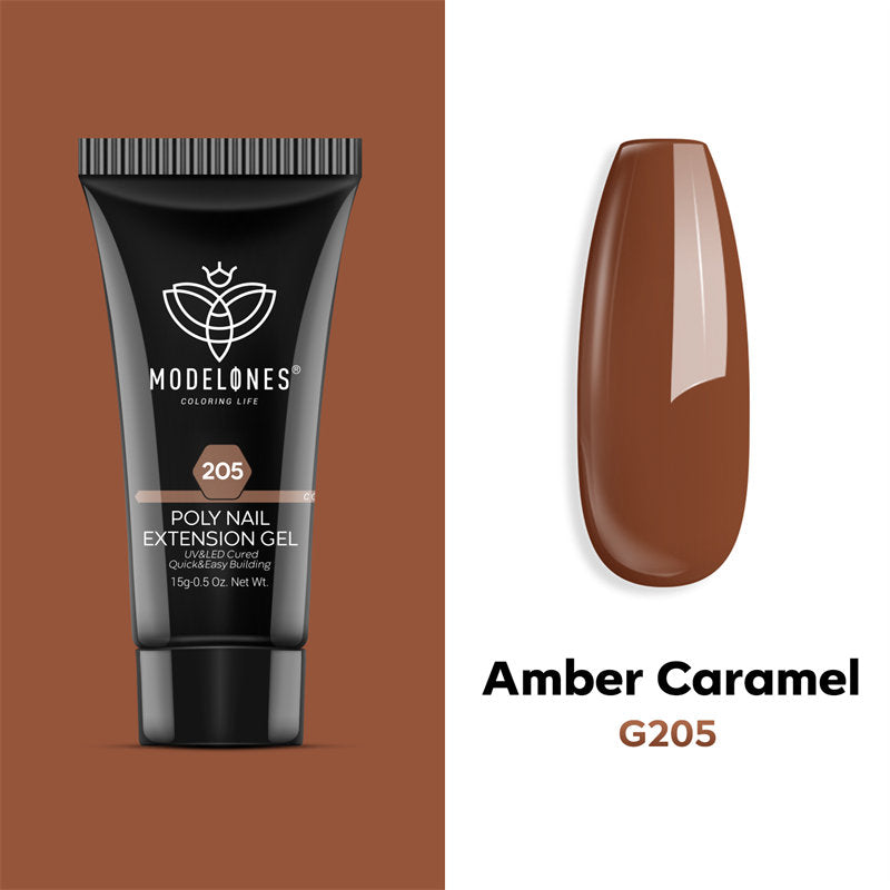 Amber Caramel - Poly Nail Gel (15g)