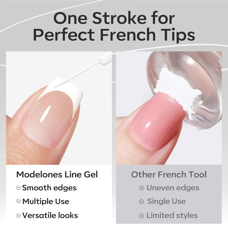 Modelones White Gel Art Liner#white