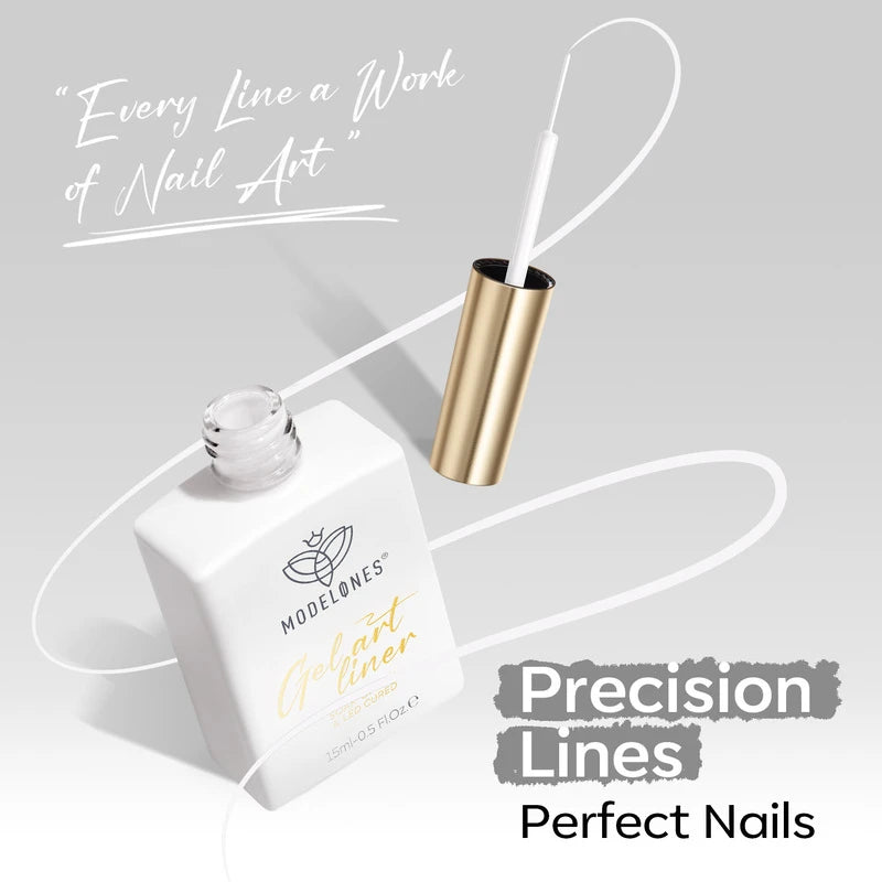 Modelones White Gel Art Liner#white