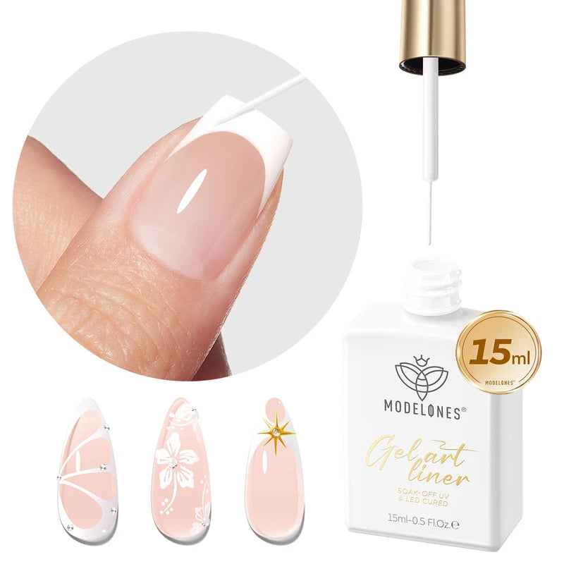 Modelones White Gel Art Liner#white