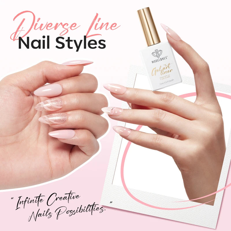 Modelones Pink Gel Art Liner#pink