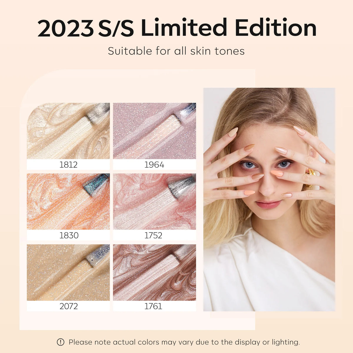 Hazed Haven - 6 Shades Gel Nail Polish Kit With Jelly Silicone Stamp Gel Polish Set MODELONES 