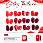 Modelones Red Hema&Tpo Free Gel Nail Polish Set