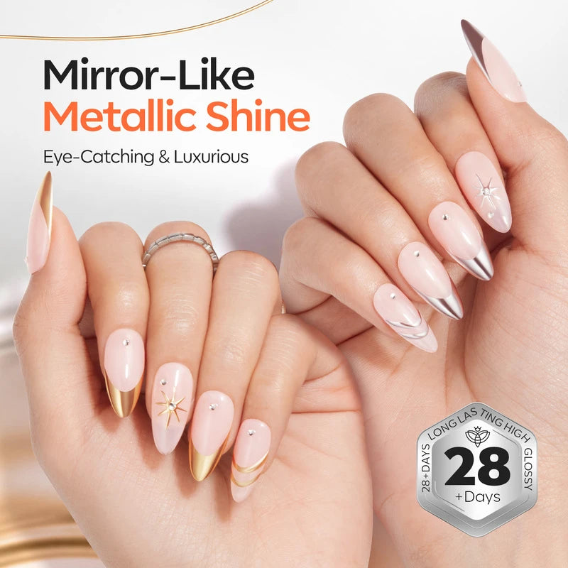 Metallic Gel Art Liner Set