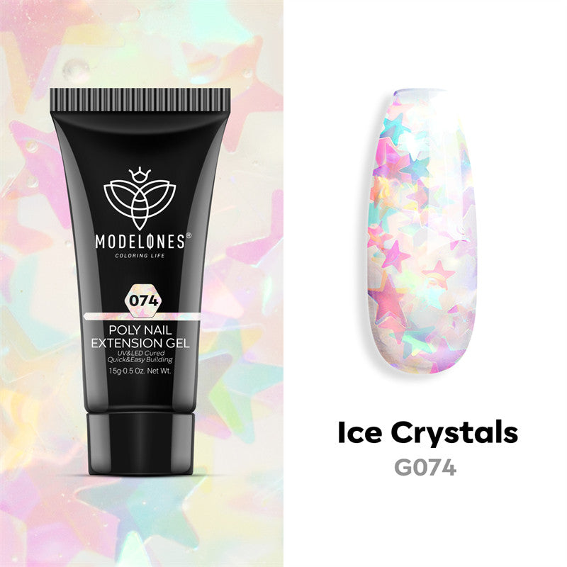 Ice Crystals - Poly Nail Gel  (15g)