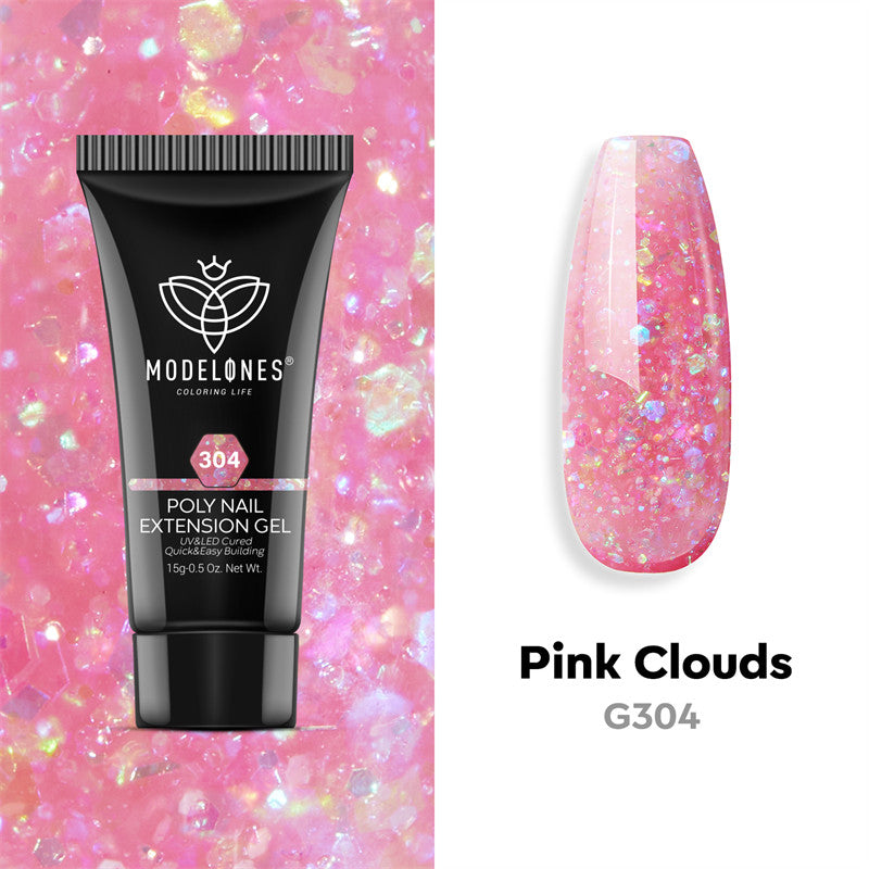 Pink Clouds - Poly Nail Gel  (15g)