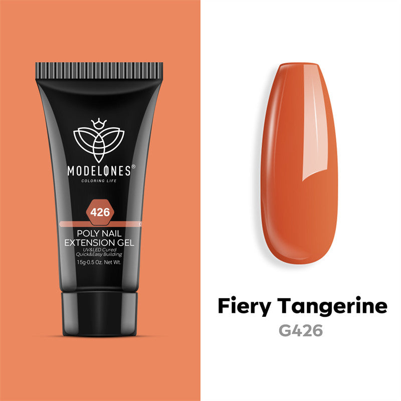 Fiery Tangerine - Poly Nail Gel  (15g)